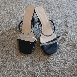 Size 9.5 Black shein heels